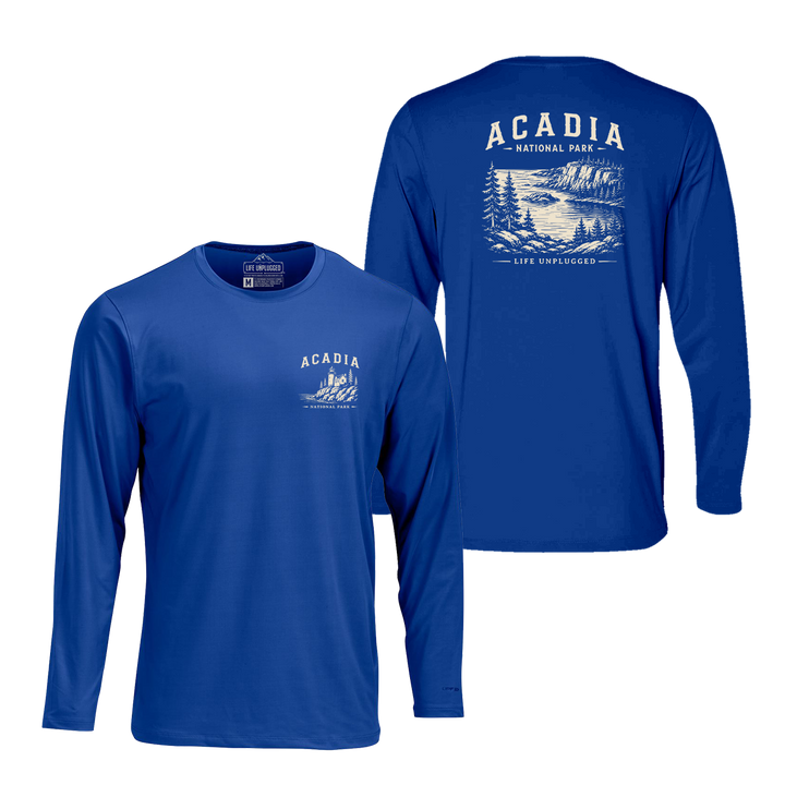 ACADIA NATIONAL PARK Performance Long Sleeve with UPF 50+