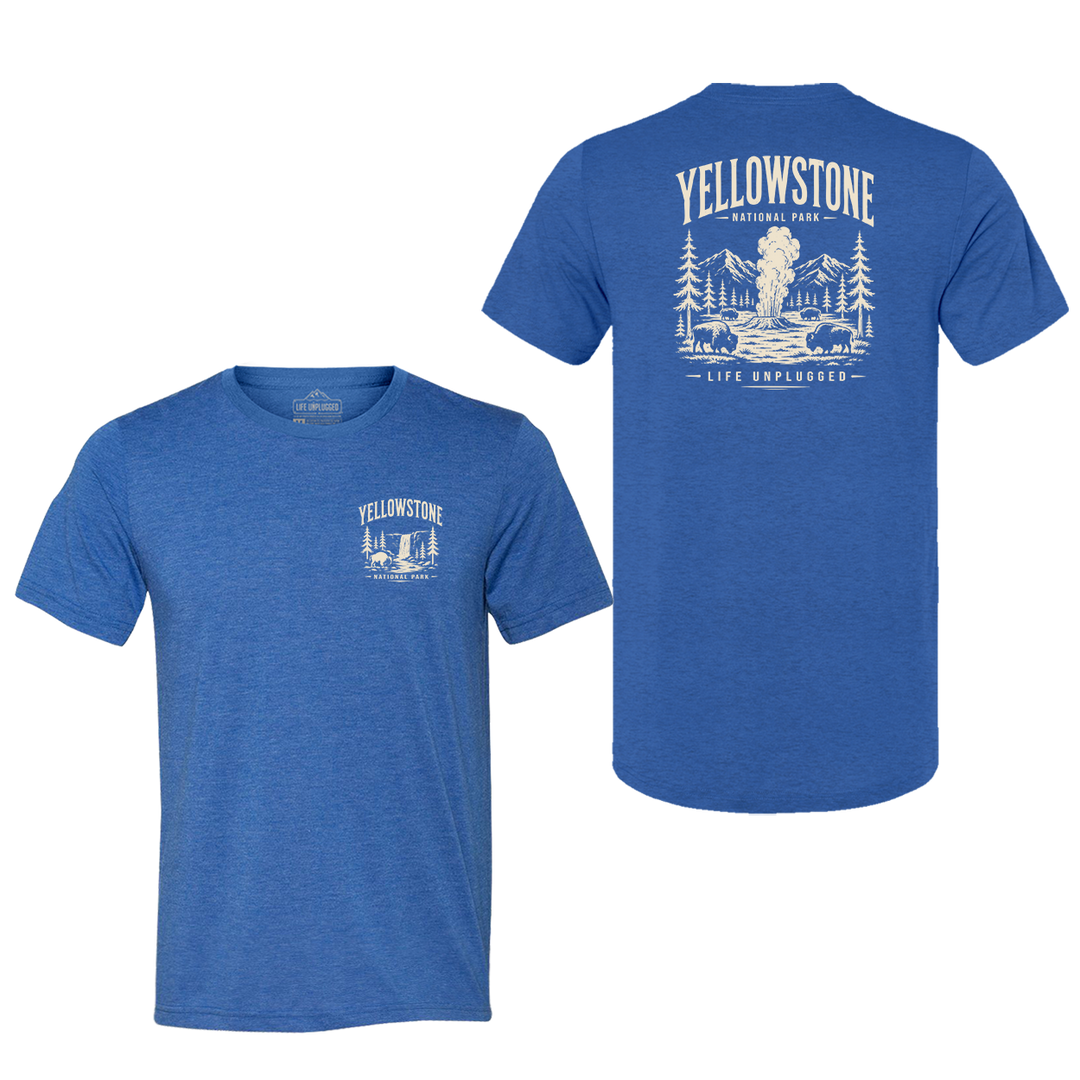YELLOWSTONE NATIONAL PARK Triblend T-Shirt