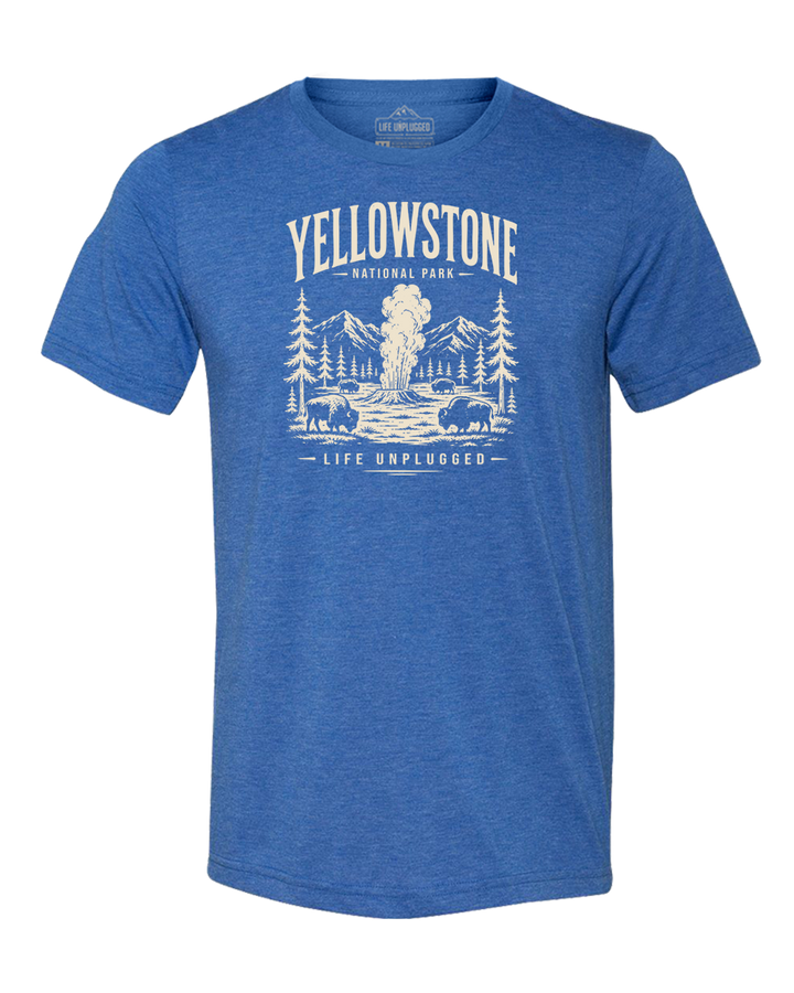 YELLOWSTONE NATIONAL PARK Triblend T-Shirt
