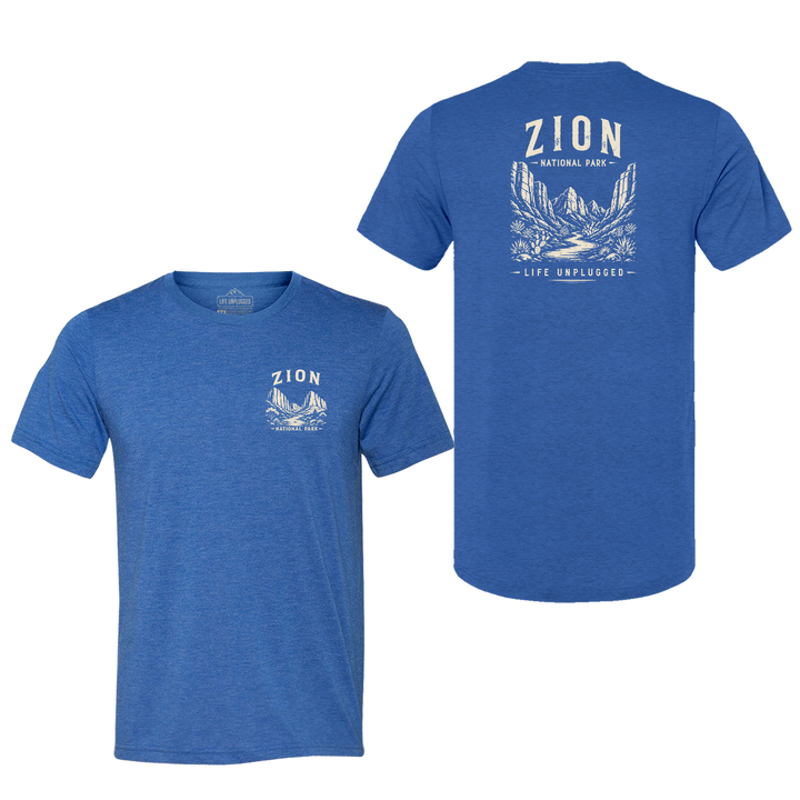 ZION NATIONAL PARK Triblend T-Shirt