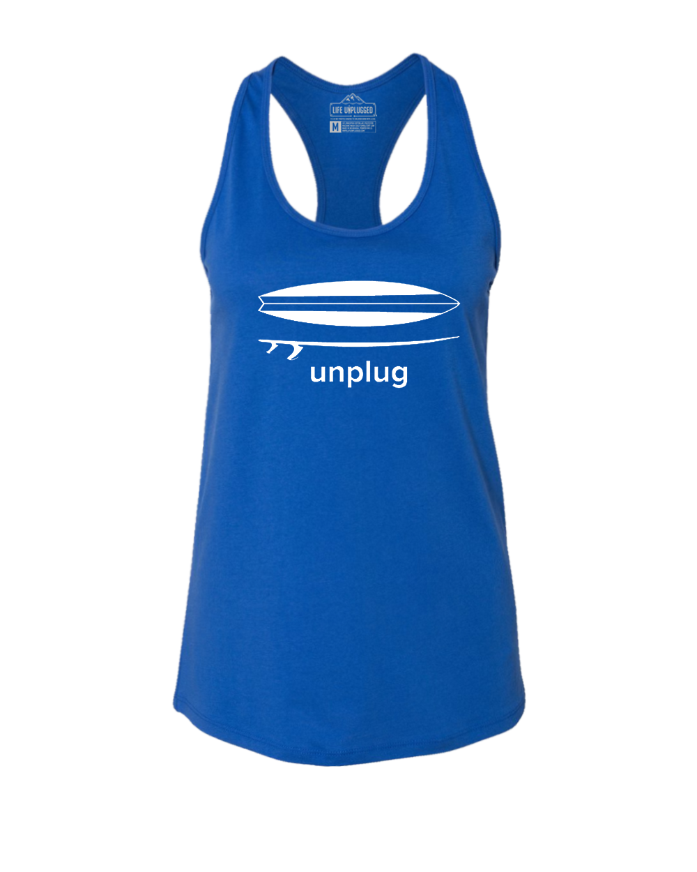 Surfing Women's Racerback Tank Top