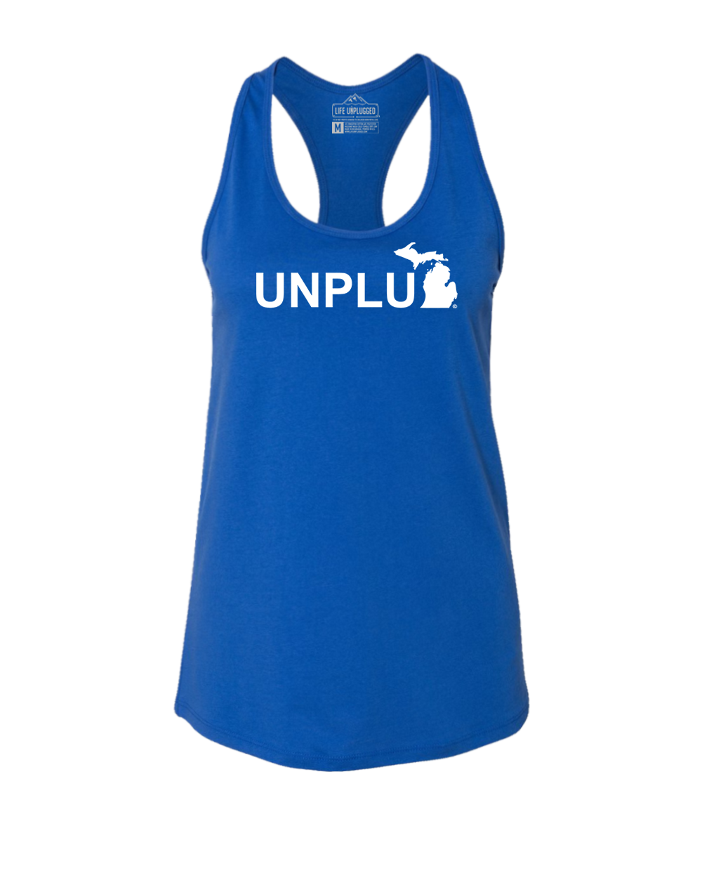 Unplug (MI) Women's Racerback Tank Top