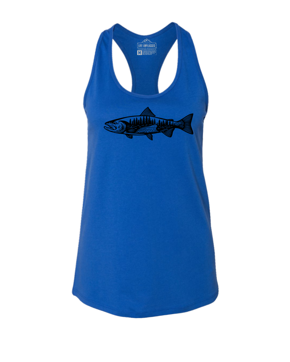 WOODLAND TROUT Women's Racerback Tank Top