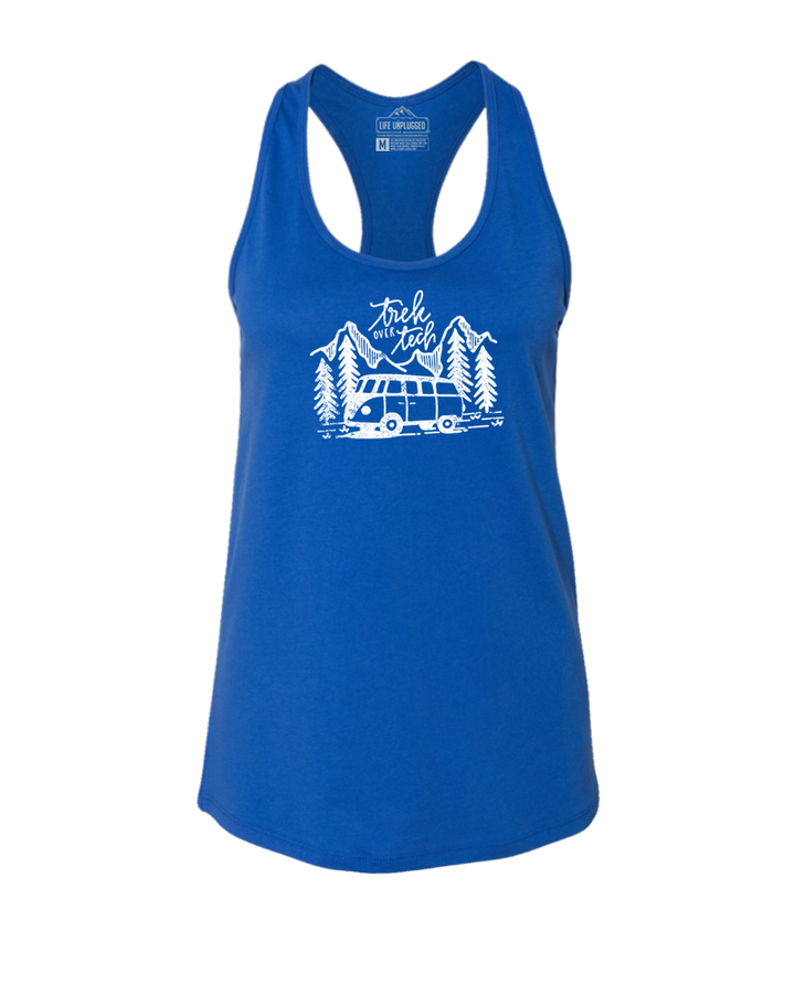 TREK OVER TECH Women's Racerback Tank Top