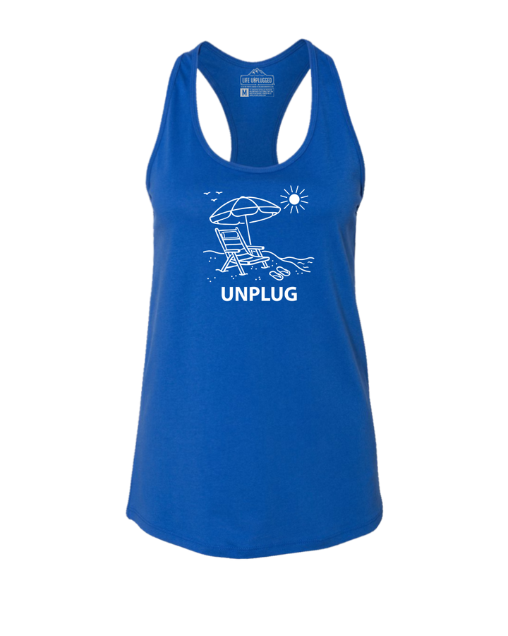 Beach Chair Women's Racerback Tank Top
