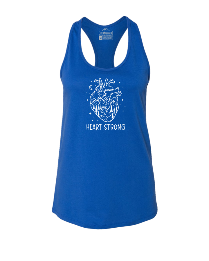 HEART STRONG Women's Racerback Tank Top