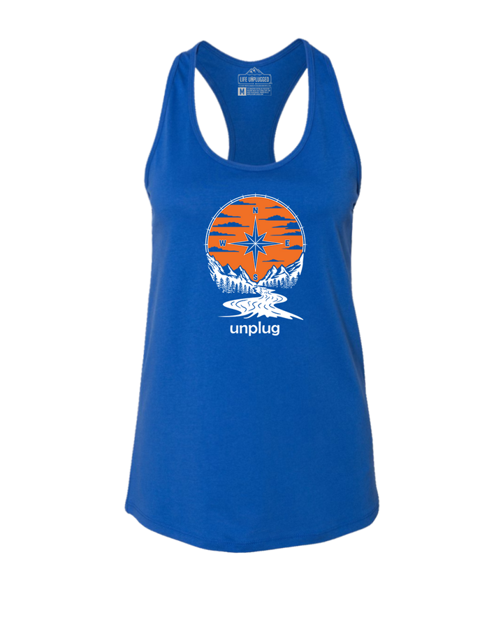 Compass Sunset Women's Racerback Tank Top