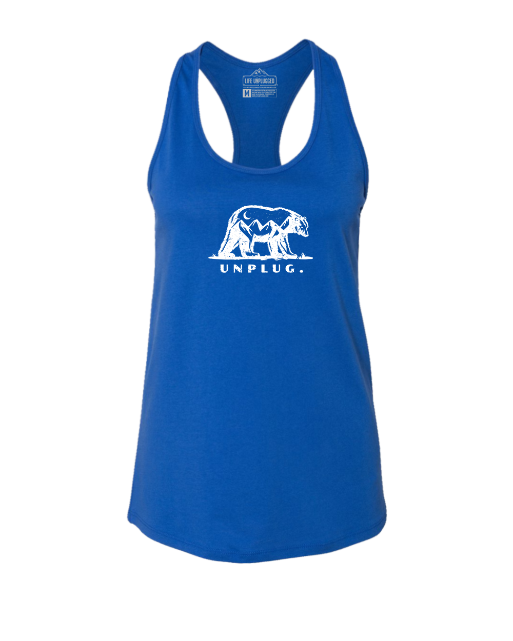 BEAR MOUNTAIN SCENE Women's Racerback Tank Top