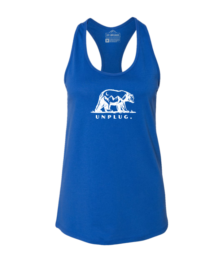 BEAR MOUNTAIN SCENE Women's Racerback Tank Top