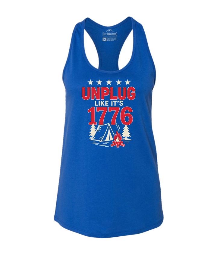 UNPLUG 1776 Women's Racerback Tank Top