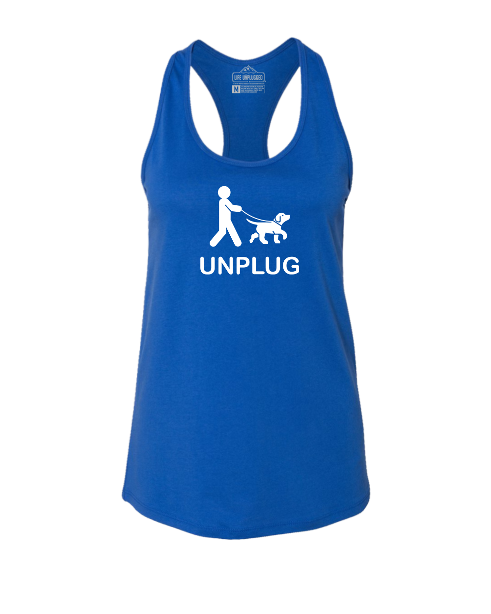 Dog Walking Women's Racerback Tank Top