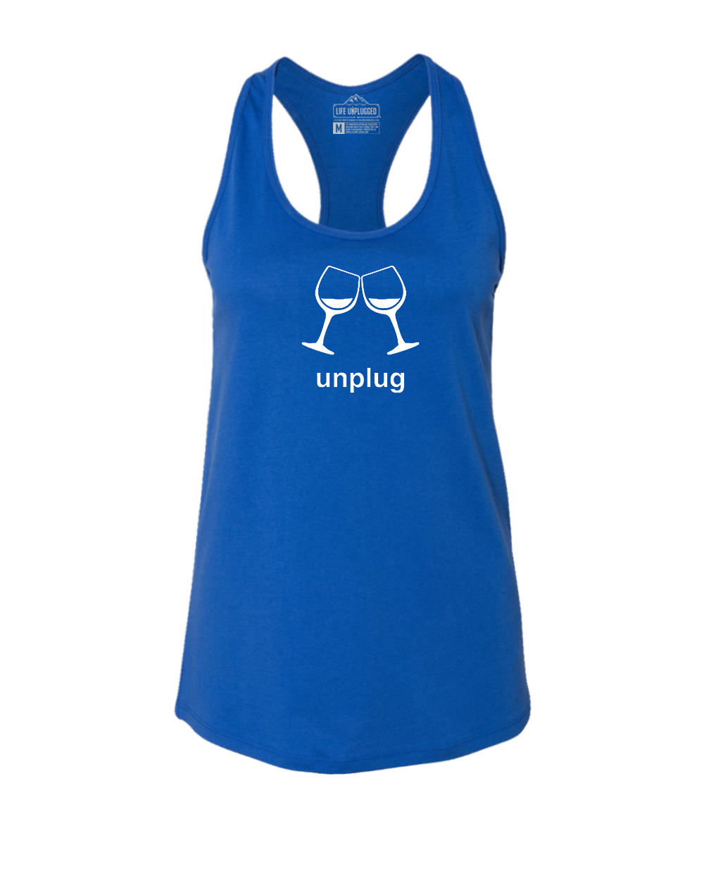 Wine Glass Women's Racerback Tank Top