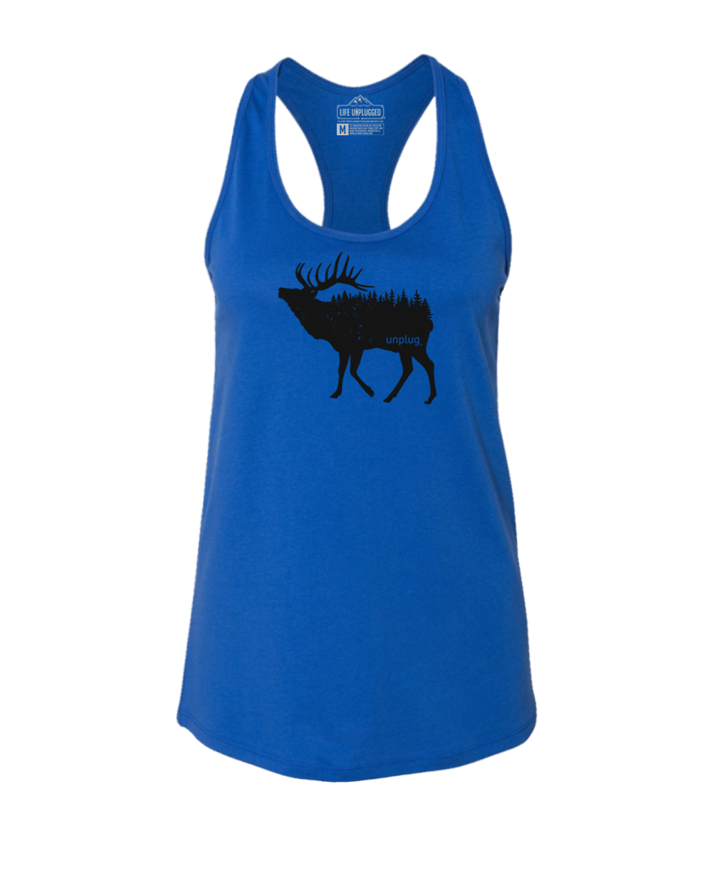 Elk In The Trees Women's Racerback Tank Top