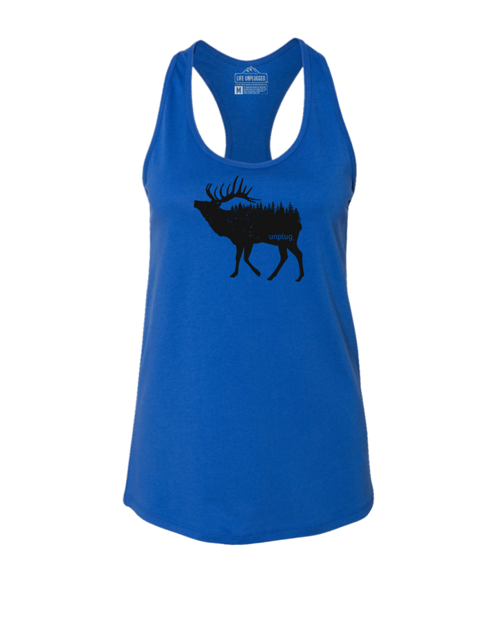 Elk In The Trees Women's Racerback Tank Top