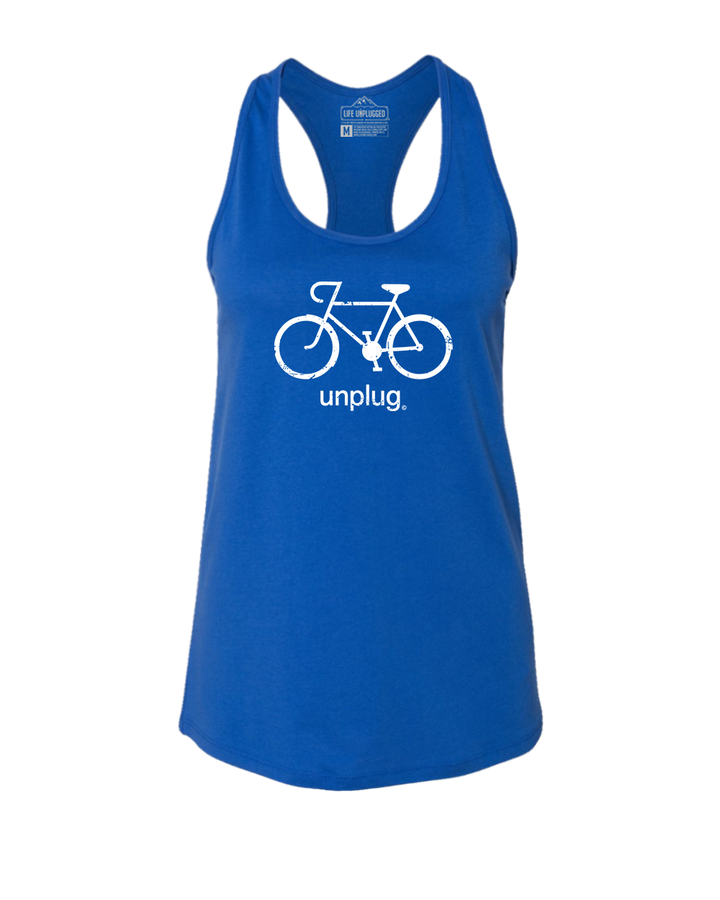 Road Bike Women's Racerback Tank Top