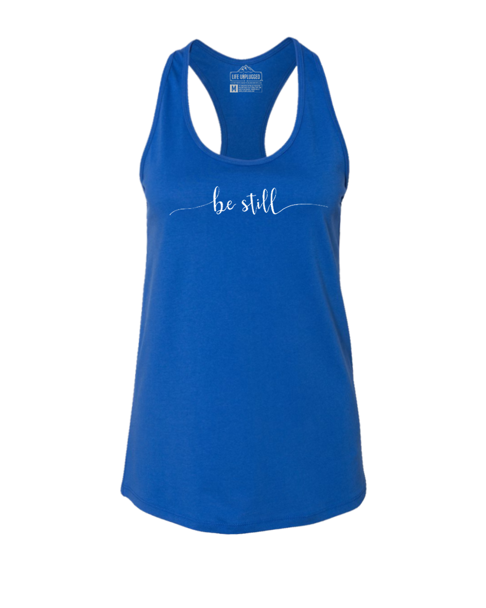 Be Still Women's Racerback Tank Top
