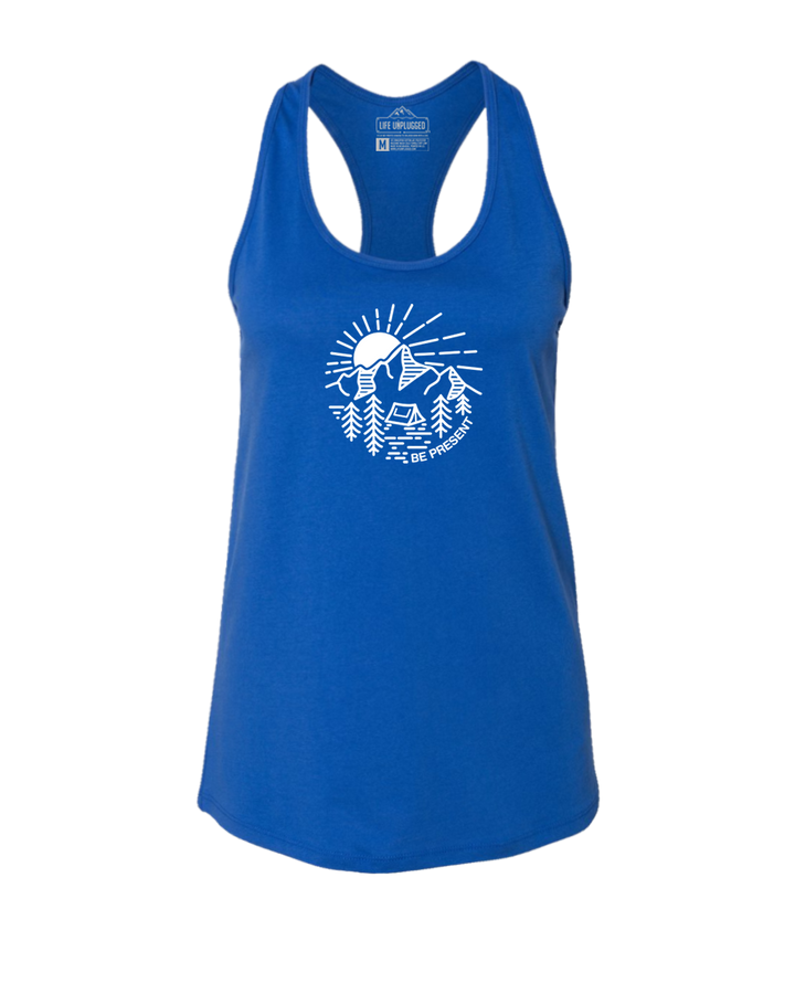 Mountain Sunset Women's Racerback Tank Top