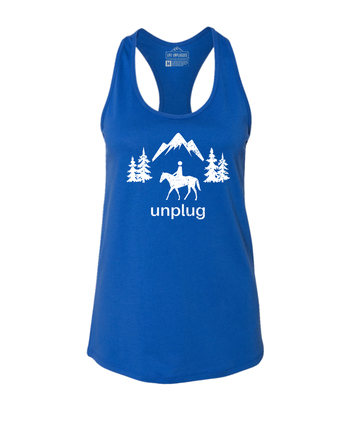 Horseback Riding Women's Racerback Tank Top