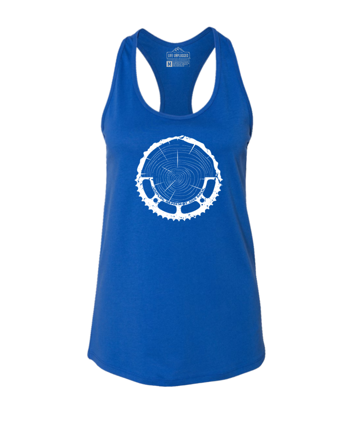 Tree Rings Chainring Women's Racerback Tank Top