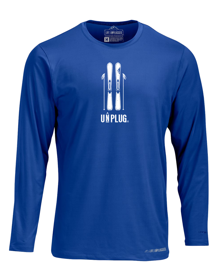 Skiing Poly/Spandex High Performance Long Sleeve with UPF 50+ - Life Unplugged