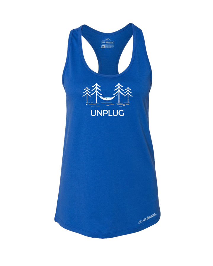 Hammocking Premium Women's Relaxed Fit Racerback Tank Top - Life Unplugged