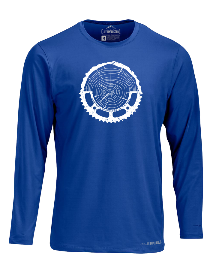 Tree Rings Chainring Poly/Spandex High Performance Long Sleeve with UPF 50+