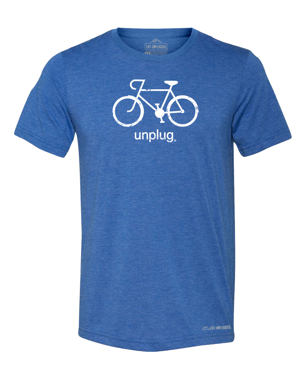 Road Bike Premium Triblend T-Shirt - Life Unplugged