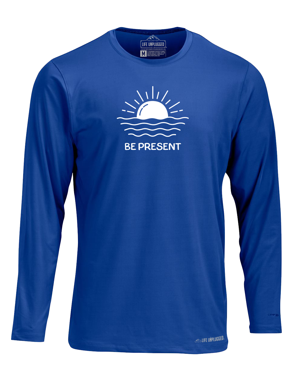 OCEAN SUNSET Poly/Spandex High Performance Long Sleeve with UPF 50+