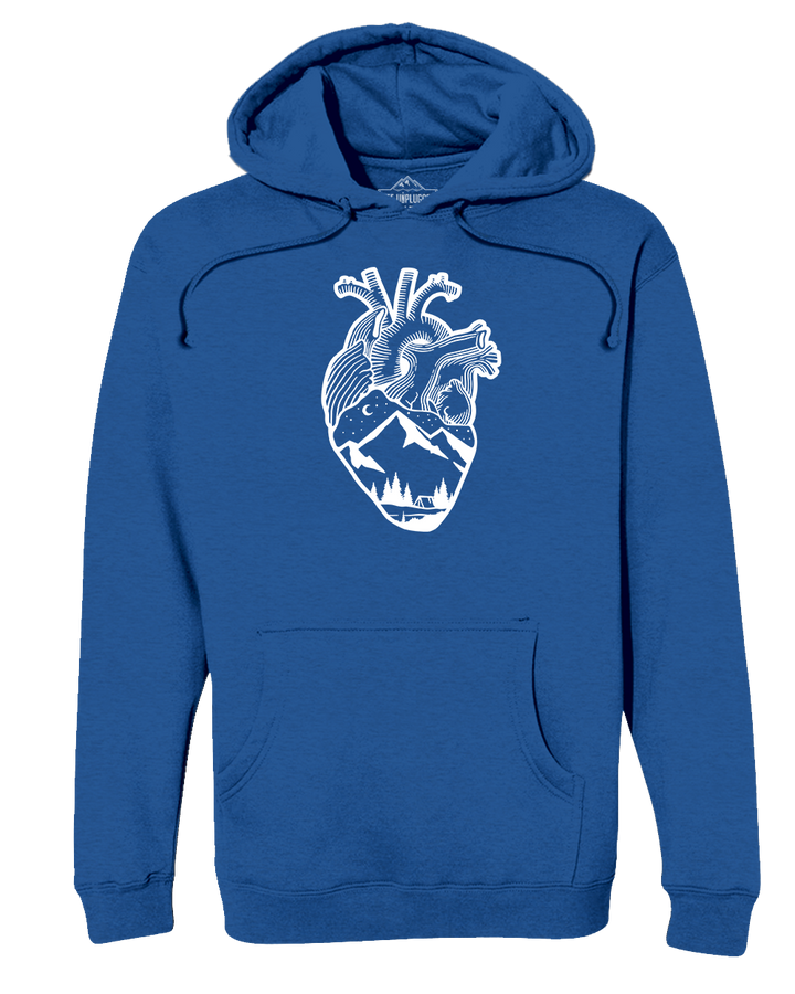 Anatomical Heart (full Chest) Heavyweight Hoodie