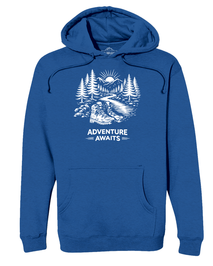 ADVENTURE AWAITS Heavyweight Hoodie