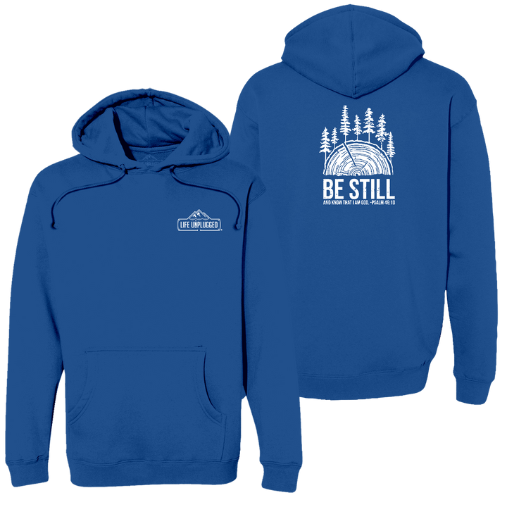 BE STILL IN THE WOODS Heavyweight Hoodie