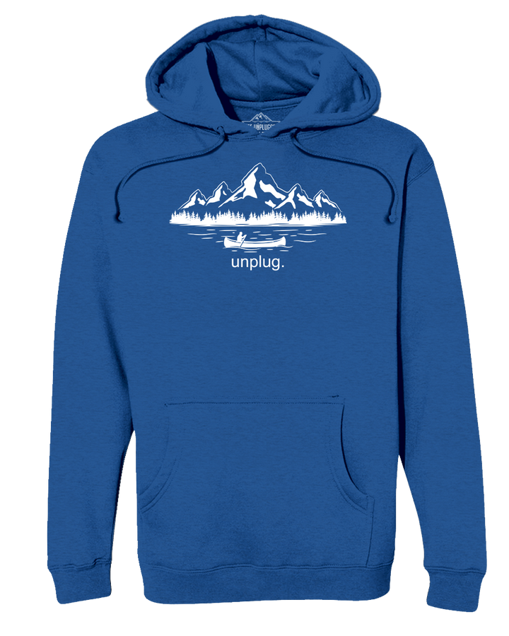 Canoeing In The Mountains Heavyweight Hoodie