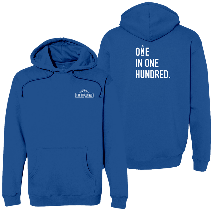 One In One Hundred Stacked Heavyweight Hoodie