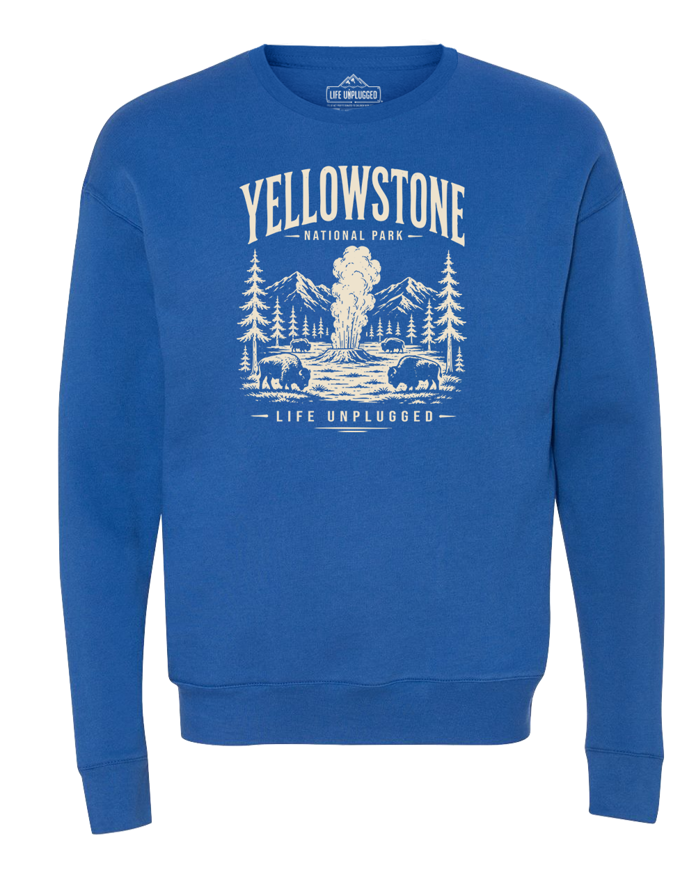 YELLOWSTONE NATIONAL PARK Midweight Super Soft Crewneck