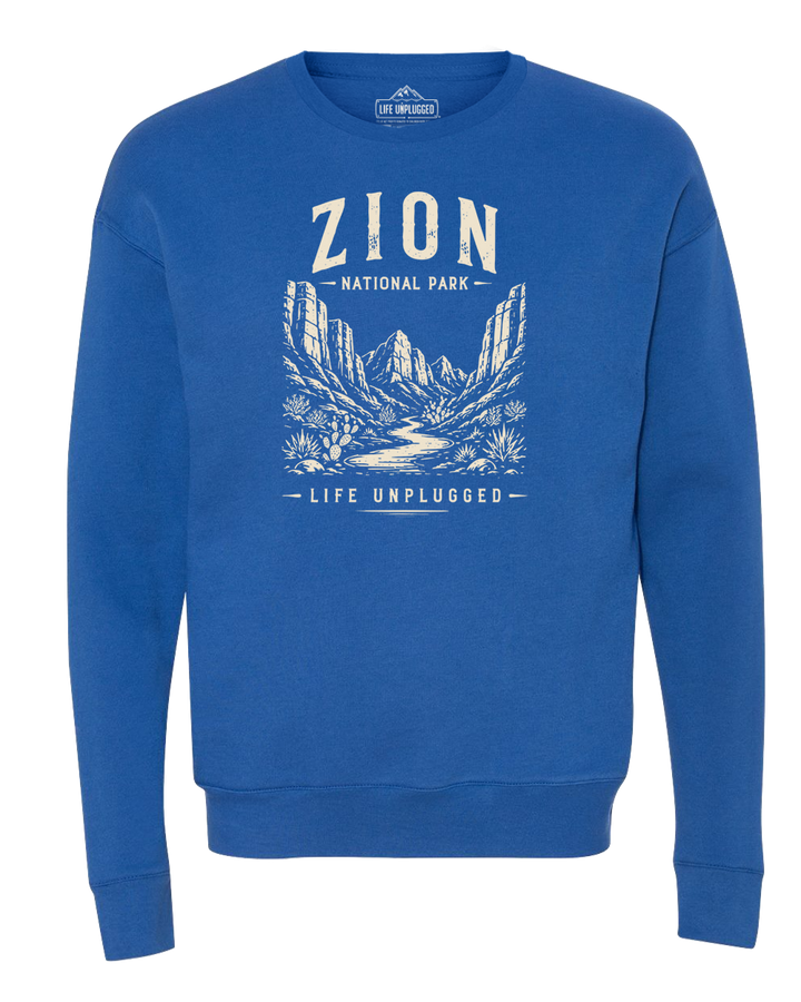 ZION NATIONAL PARK Midweight Super Soft Crewneck