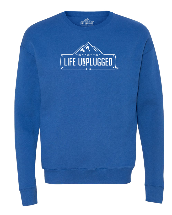 Life Unplugged Logo Midweight Super Soft Crewneck Sweatshirt