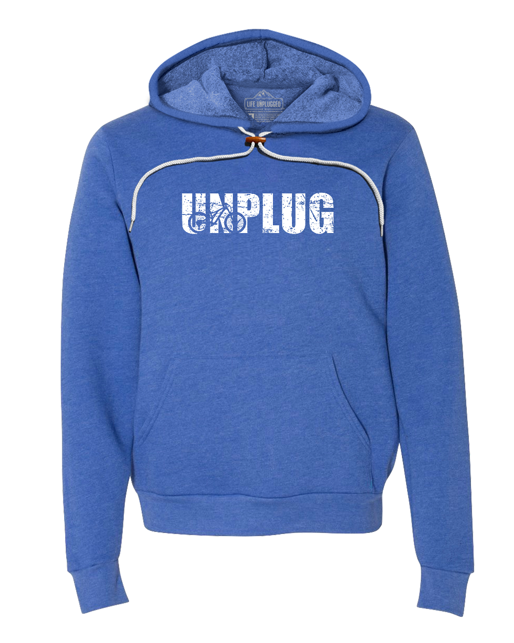 Unplug Mountain Bike Silhouette Super Soft Hoodie