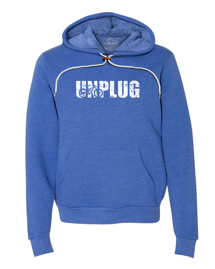 Unplug Mountain Bike Silhouette Super Soft Hoodie