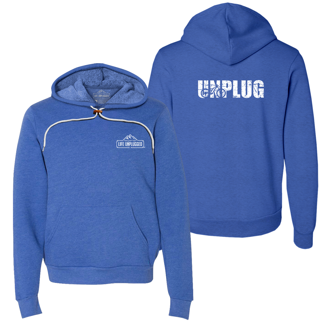 Unplug Mountain Bike Silhouette Super Soft Hoodie