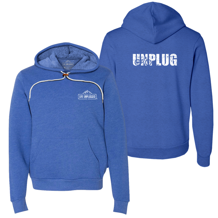Unplug Mountain Bike Silhouette Super Soft Hoodie