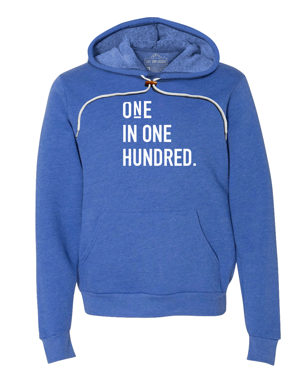 One in One Hundred Stacked Super Soft Hoodie