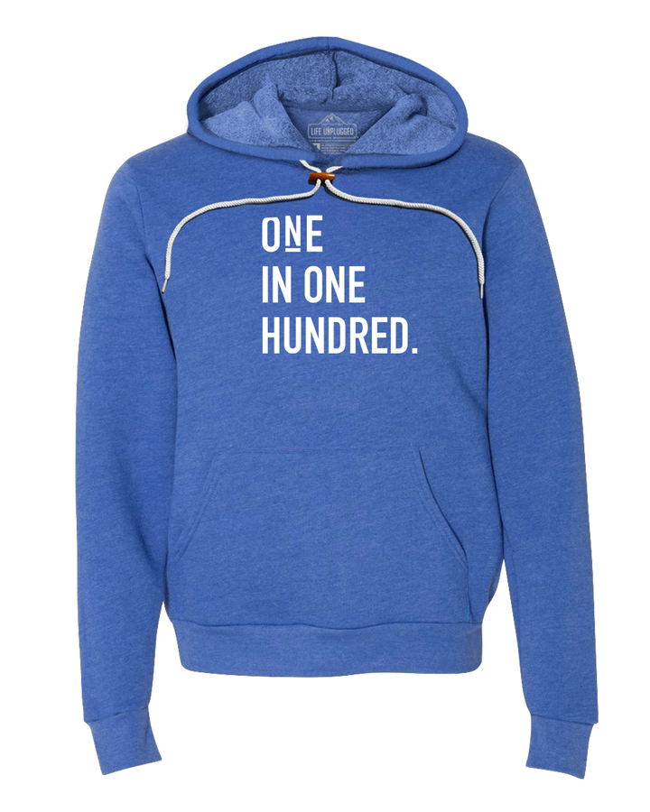 One in One Hundred Stacked Super Soft Hoodie