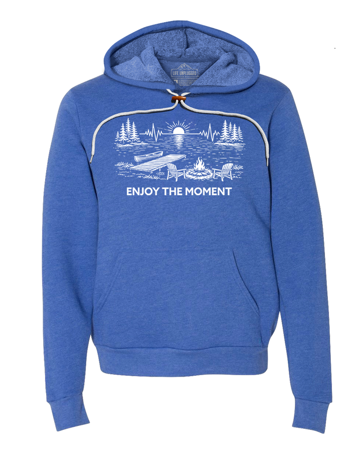 ENJOY THE MOMENT (LAKE SCENE) Super Soft Hoodie
