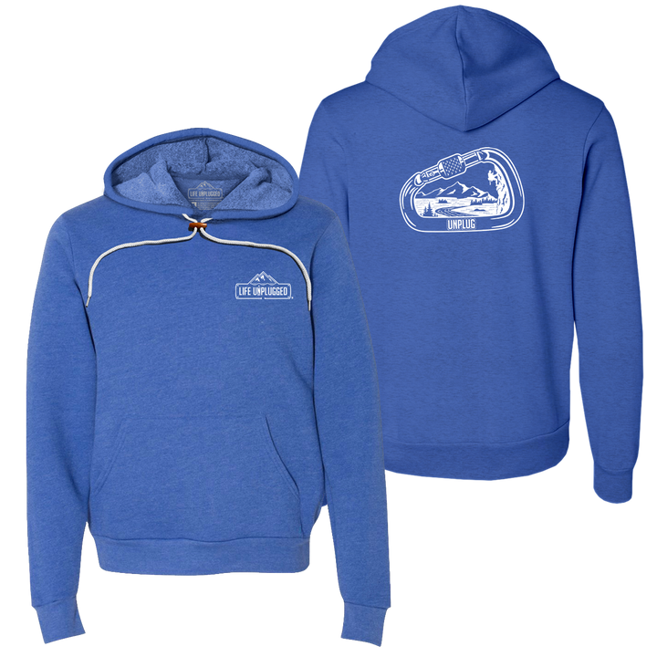 Rock Climbing Mountain Scene Super Soft Hoodie