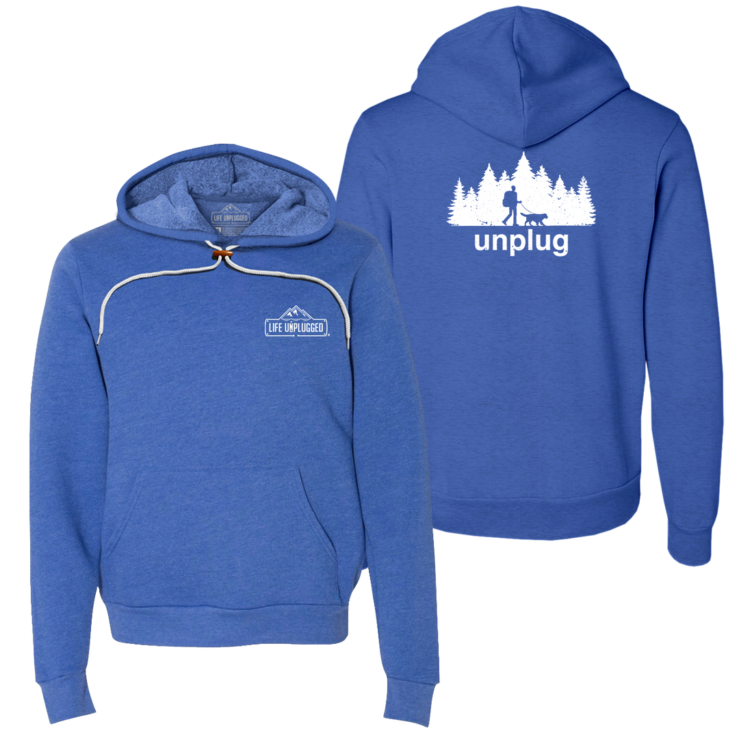 Dog Walks In The Woods Super Soft Hoodie