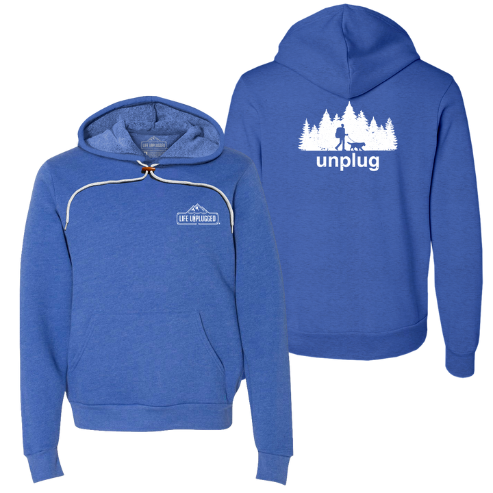 Dog Walks In The Woods Super Soft Hoodie