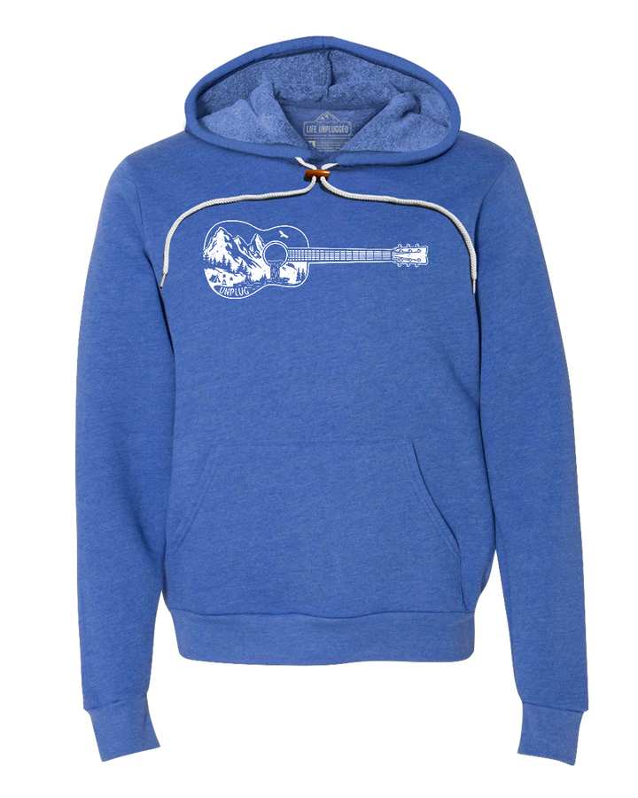 Guitar Mountain Scene Super Soft Hoodie