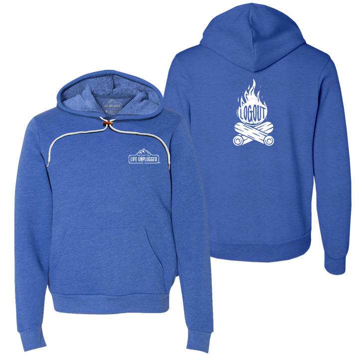 Log Out Campfire Super Soft Hoodie