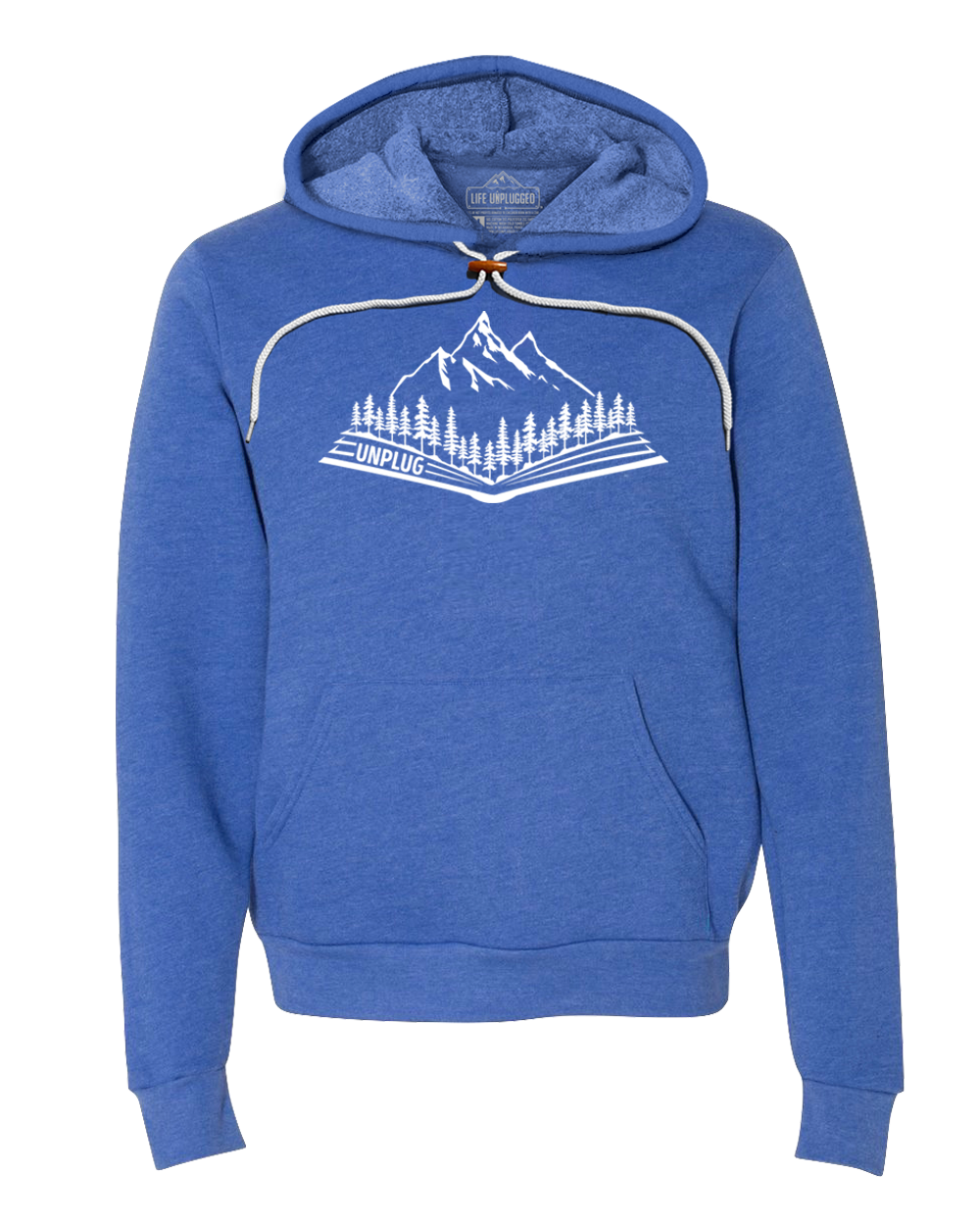 Open Book Mountain Scene Super Soft Hoodie