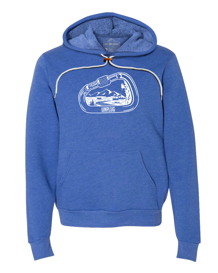 Rock Climbing Mountain Scene Super Soft Hoodie
